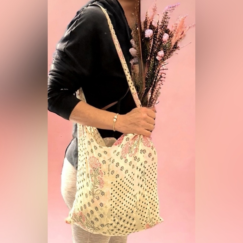 Free People Fabric Tote Bag-As seen on 90 Day Fiancé!